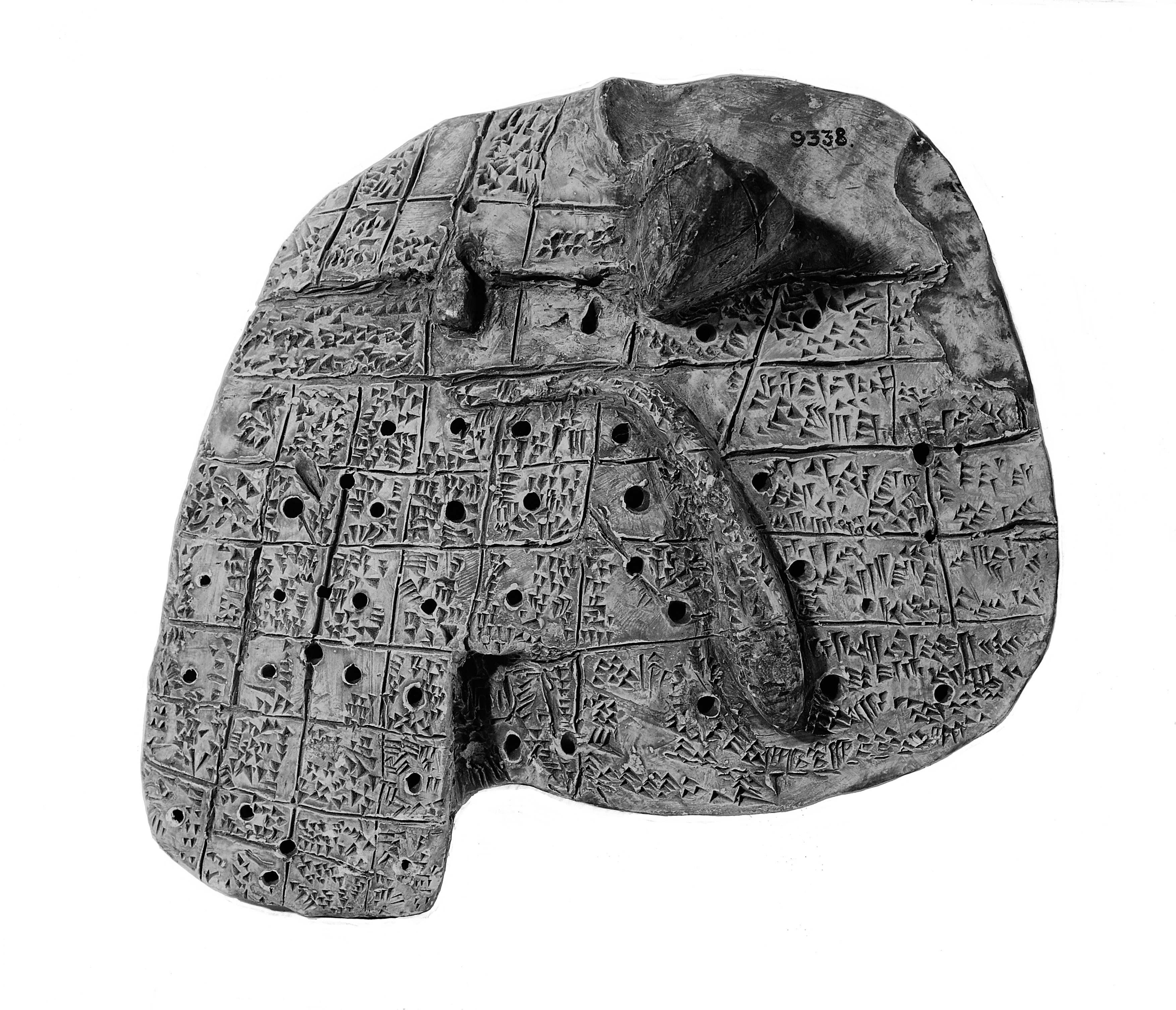 Old Babylonian Inscribed Clay Sheep's Liver Model